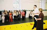 Vernissage, Annemarie T�rk, Vitus Weh, Foto: G. Lukacsek, 2004